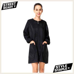 Professional Waterproof Salon Smock Barber Jacket Utility Apron Size M